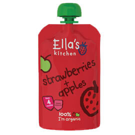 Ella&#39;s Kitchen Strawberries &amp; Apples Babyfood-Food