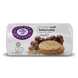 Doves Farm Organic Biscuits Fruity Oat -Food