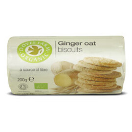 Doves Farm Organic Biscuits Ginger Oat -Food