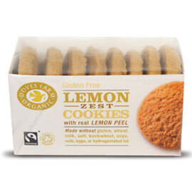 Doves Farm Organic Cookies Lemon Zest -Food
