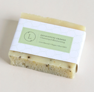 Eucalyptus Natural Handmade Soap Bar, Fresh Cold Process Soap