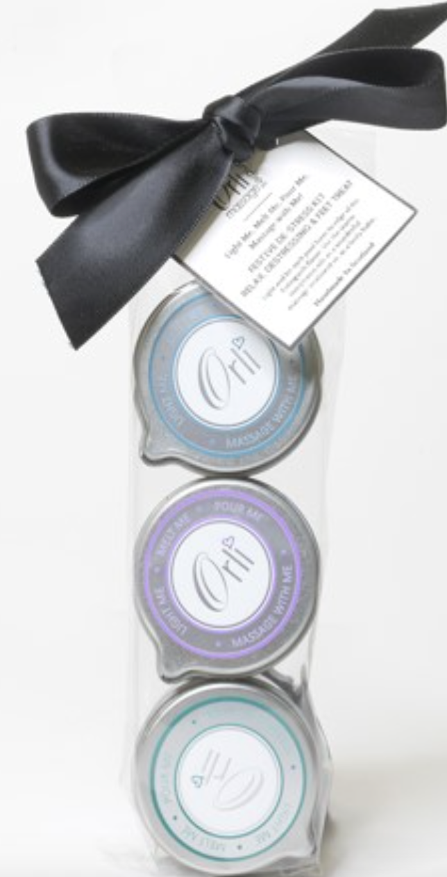Destressing Trio massage candle gift pack - GIFTS