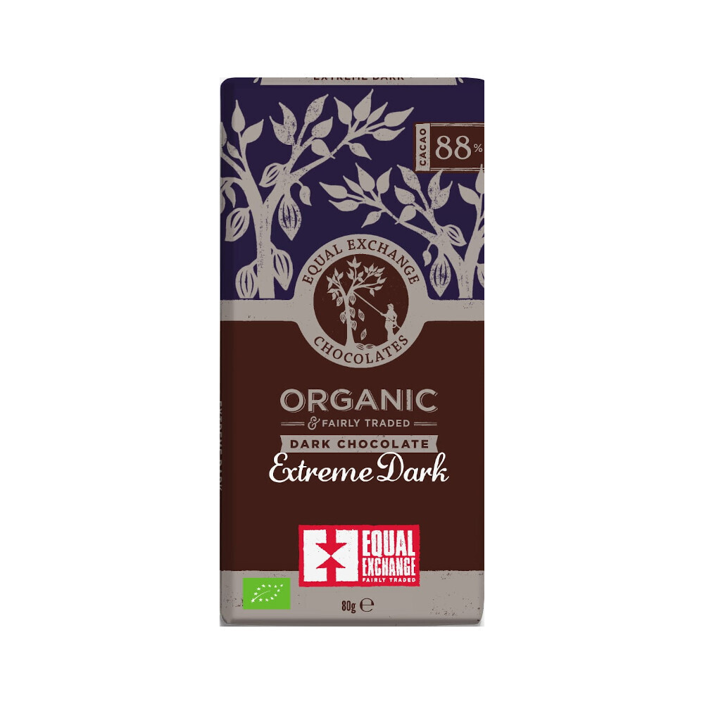 Equal Exchange Extremely Dark Chocolate 88% - Food