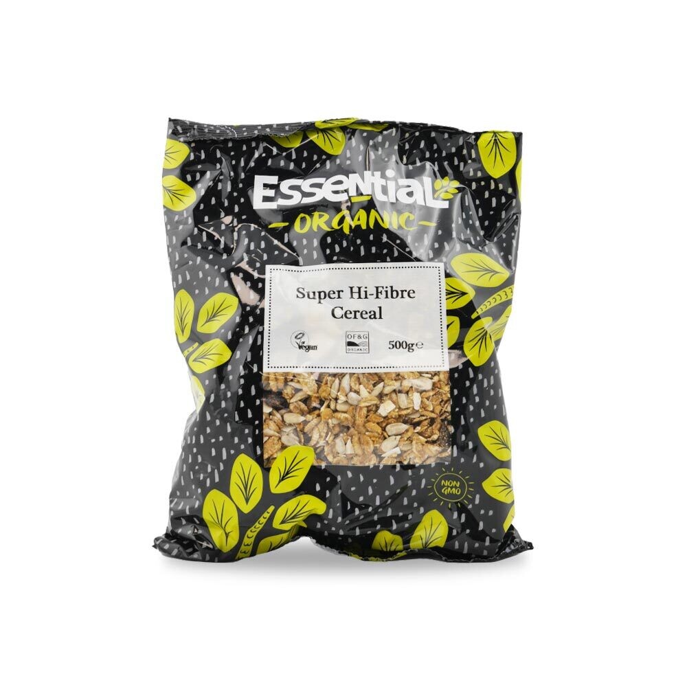 Essentials Organic Super Hi-Fibre Cereal- Food