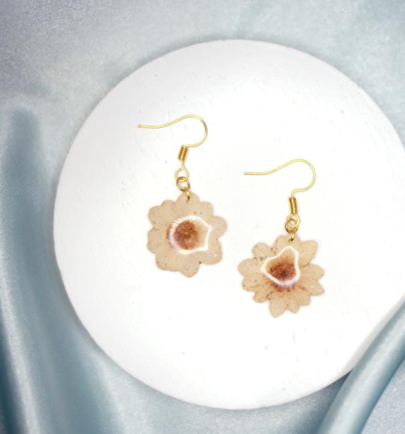 Flower Resin earrings - Jewellery