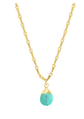 Pearl Drop Turquoise pendant - Jewellery