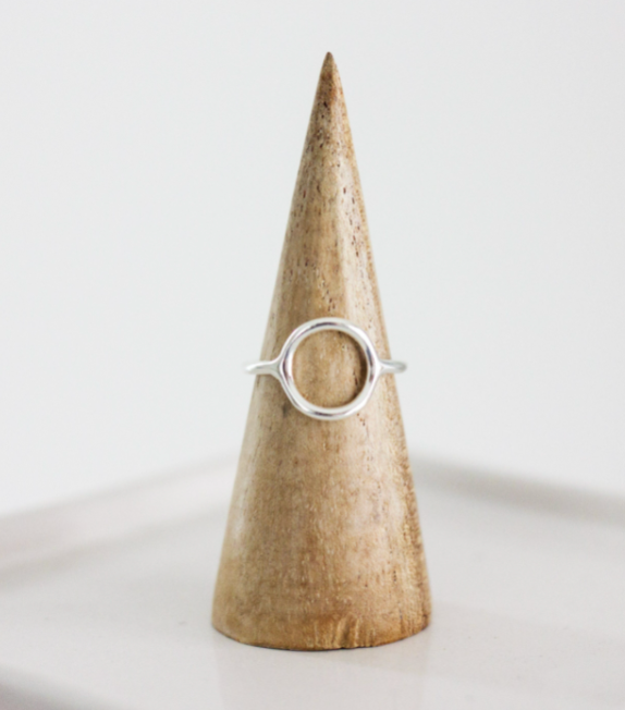 Sterling Silver Circle Ring - Jewellery
