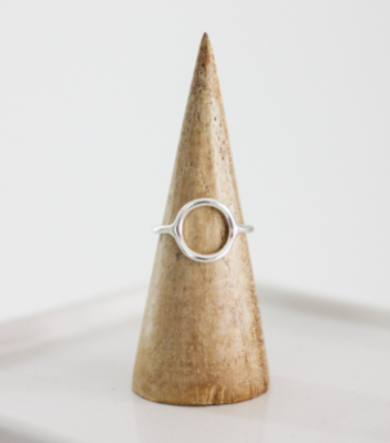 Sterling Silver Circle Ring - Jewellery