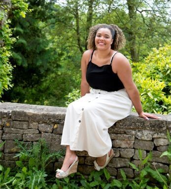 Kasey -  Linen Skirt