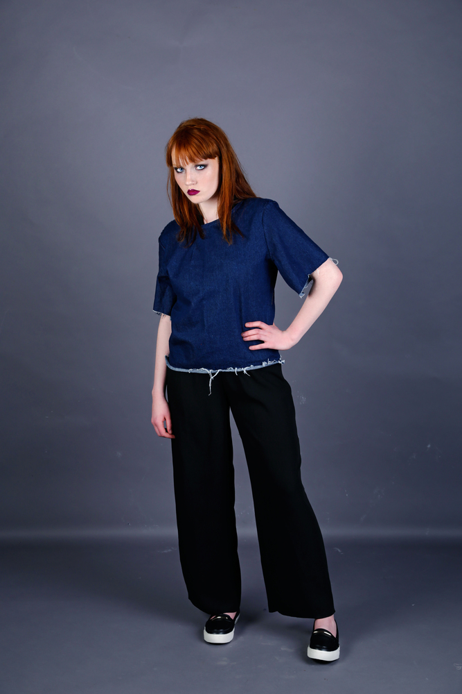 Caroline - Wideleg fit trouser, Size: 10