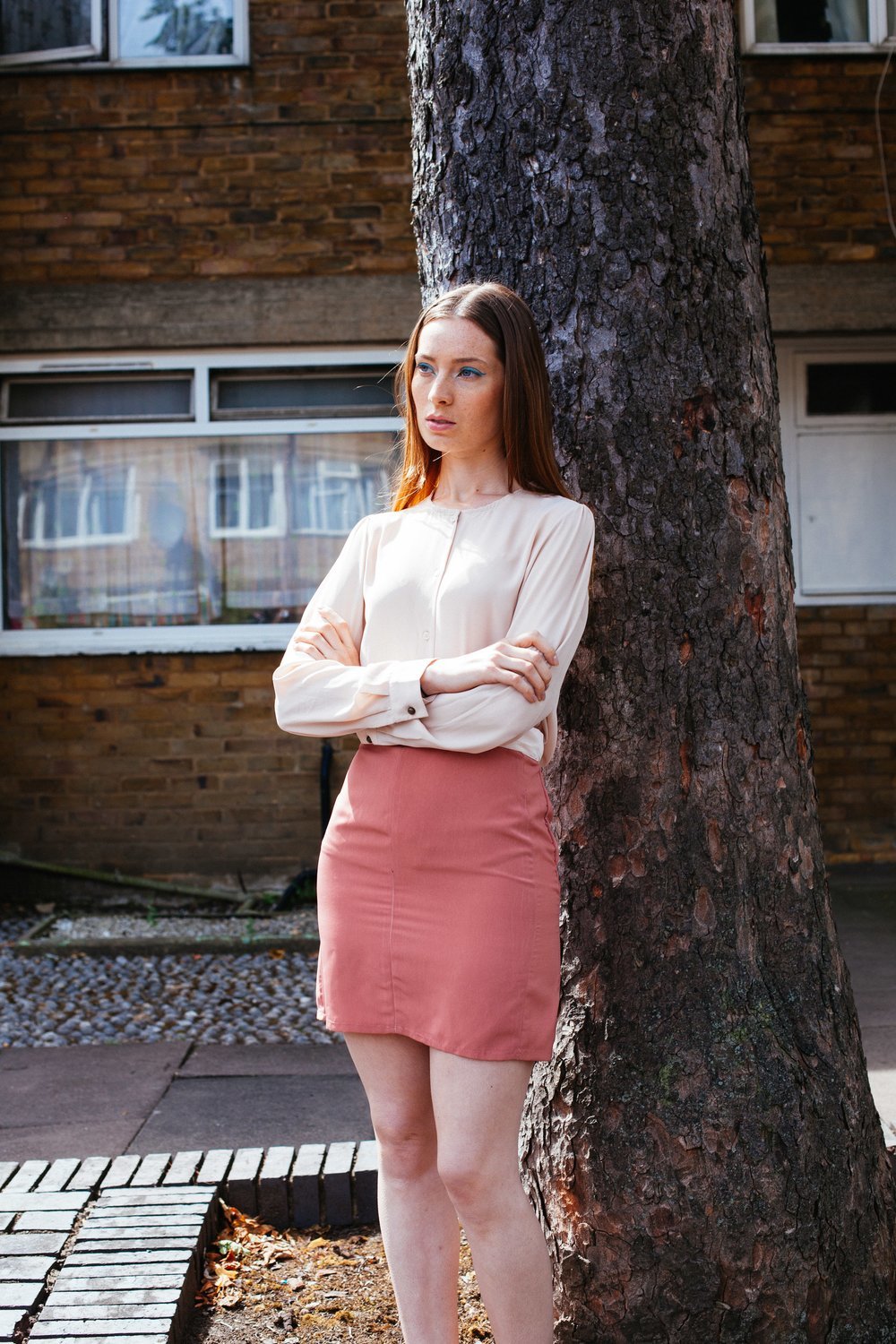 Phoebe - Contrast Panel Skirt