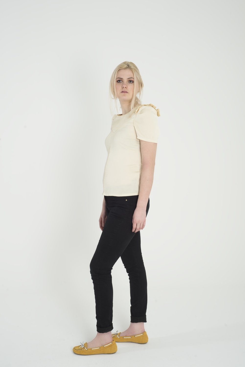 Tulip - Pleated Shoulder Top