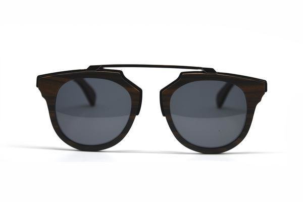 Bridgeless Sunglasses - Ceylon Ebony
