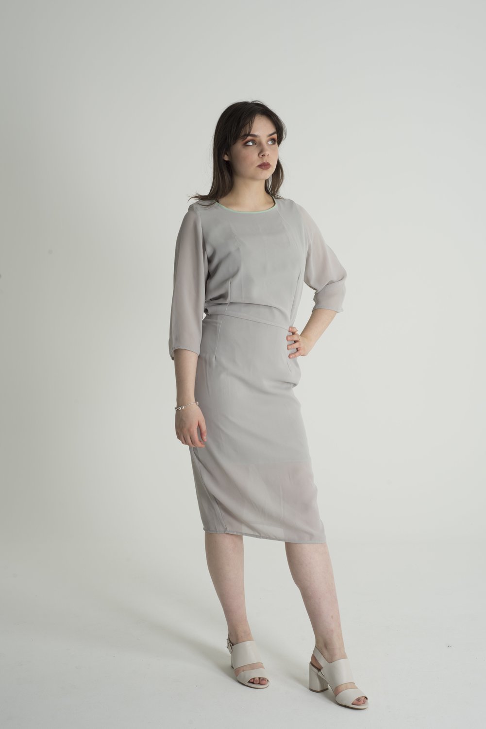 Akeyla - Sheer Shift Dress