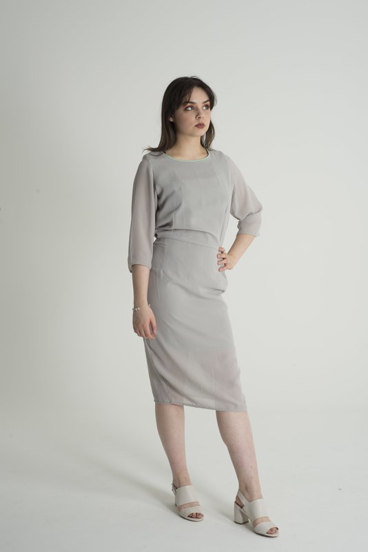 Akeyla - Sheer Shift Dress