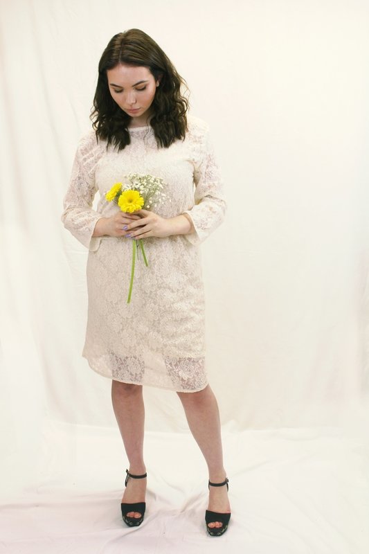Rosie - White Lace Dress