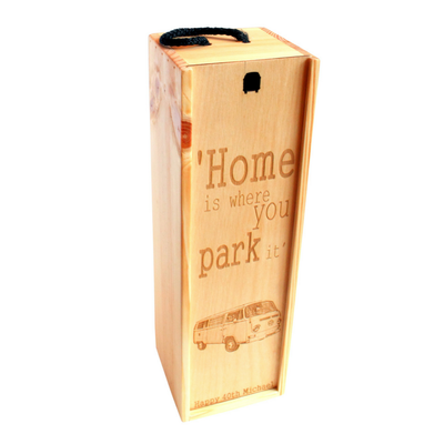 Thank You Wine GIFT Box with Photo (Slide Front) - Coco Loves