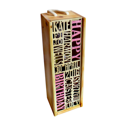 Happy Birthday Wine GIFT Box - Coco Loves