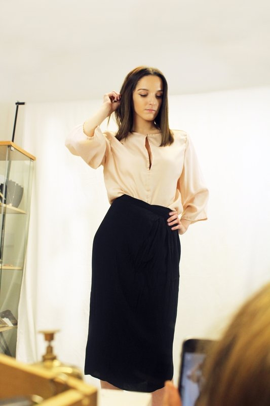 Francesca - Flounce Sleeve Blouse