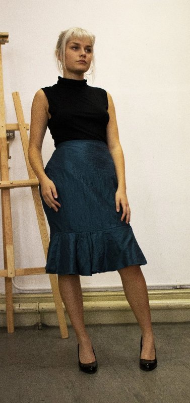 Megan - Flared Pencil Skirt