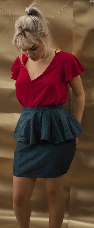 Tulip - Pleated Frill Skirt