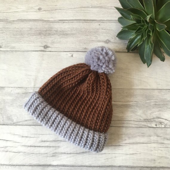Darcey - Knitted Bobble Hat