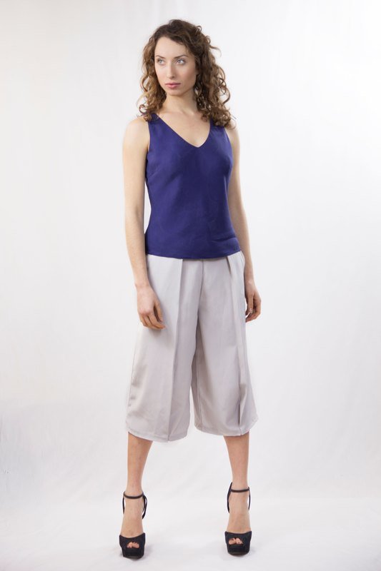 Violet -  V-Neck Top