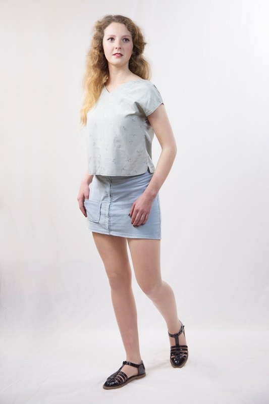 Malaina - Corduroy Mini Skirt
