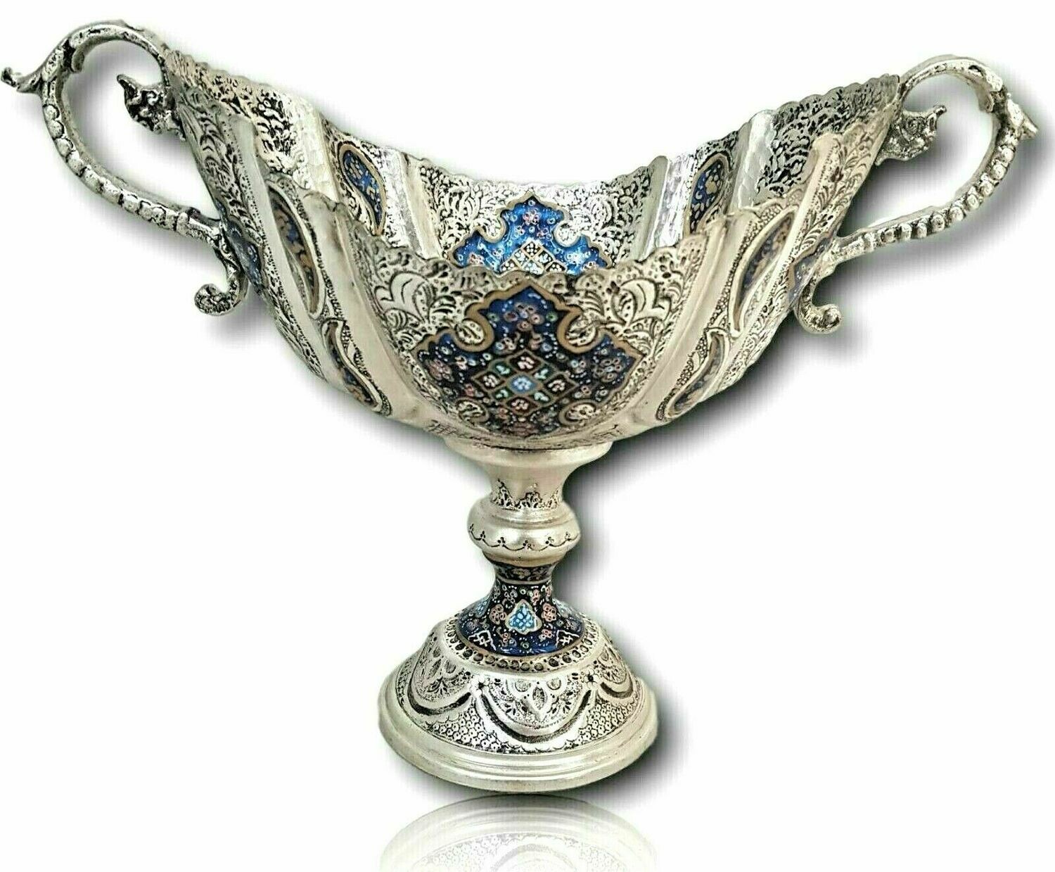 Engraving Copper &amp; Silver Plate Bowl - Model EngravingBowl