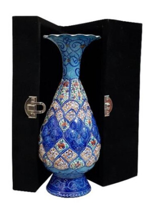 Copper Flower Vase Painting - Model Flowervase