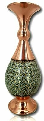 Copper Flower Vase Luxury - Model CopperFlower