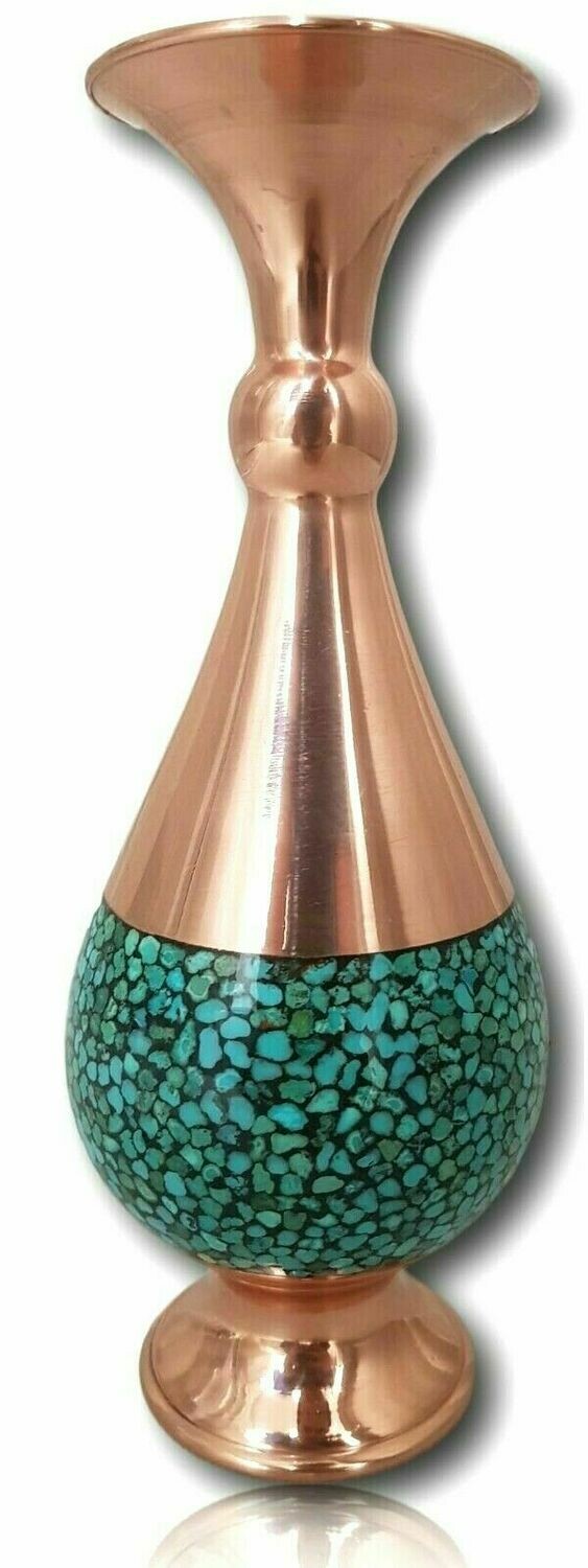Copper Flower Vase Painting - Model FlowerVase