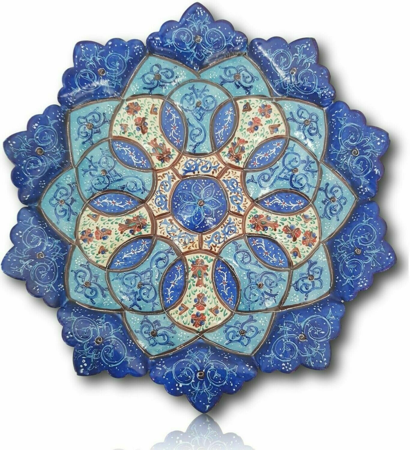 Enamel Copper Wall Plate Painting - Model Wallplate