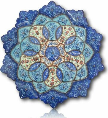 Enamel Copper Wall Plate Painting - Model Wallplate