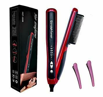 Hair Straightener Brosse lissante electrique professionnelle pour cheuveux