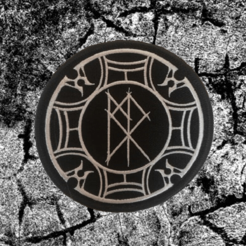 Hangaty 	Ø 10 cm 	Patch rund Rune