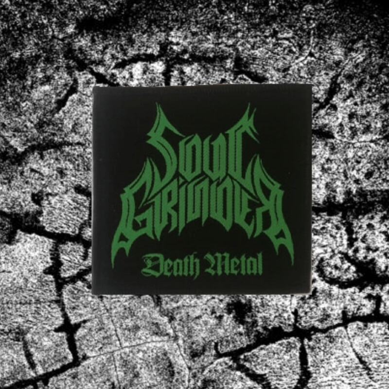 SOUL GRINDER - Chronicles Of Decay - Logo grün
gestickt - 9x9 cm