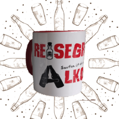 Kaffetasse - Logo Reisegruppe Alkohol 300 ml Kaffetasse - Logo Reisegruppe Alkohol 300 ml