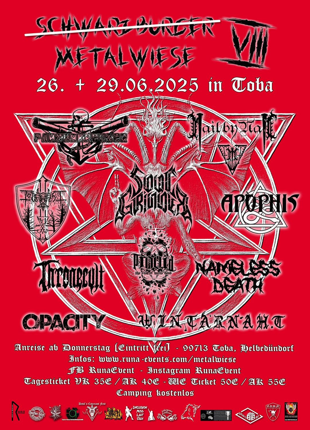 Tagesticket Samstag - Metalwiese 2025