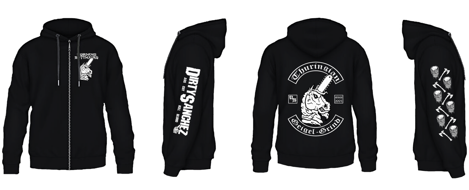 Burning Butthairs Sweatjacke Burning Butthairs Sweatjacke