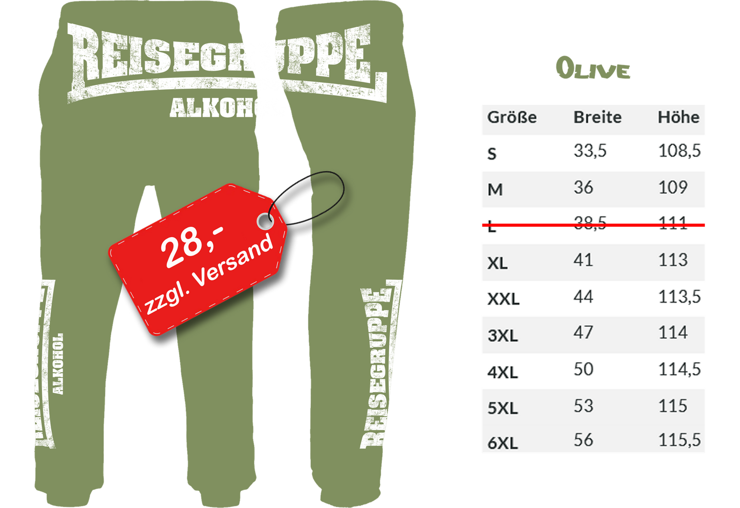 Jogger - Reisegruppe - olive Jogger - Reisegruppe - olive