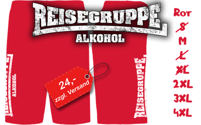 kurze Hose - Reisegruppe - Farbe rot kurze Hose - Reisegruppe - Farbe rot