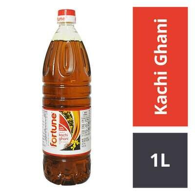 Fortune Kachi Ghani Mustard Oil 1ltr. Fortune Kachi Ghani Mustard Oil 1ltr.