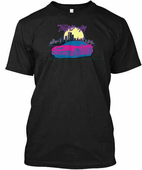 Retro Cityscape Firebird (3rd &amp; 4th Generation) T-Shirt