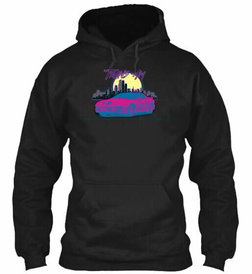 Retro Cityscape Firebird (3rd &amp; 4th Generation) Hoodie