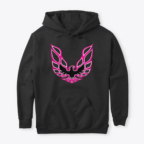 Pontiac Firebird Logo Pink Hoodie