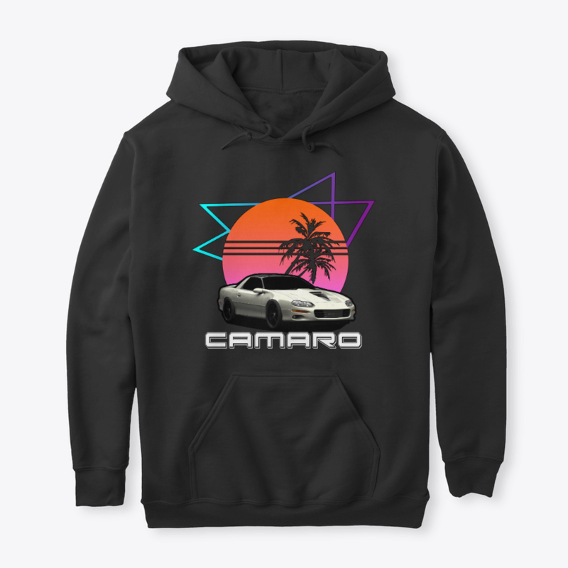 Camaro Retro Palms (3rd &amp; 4th Gen) Hoodie