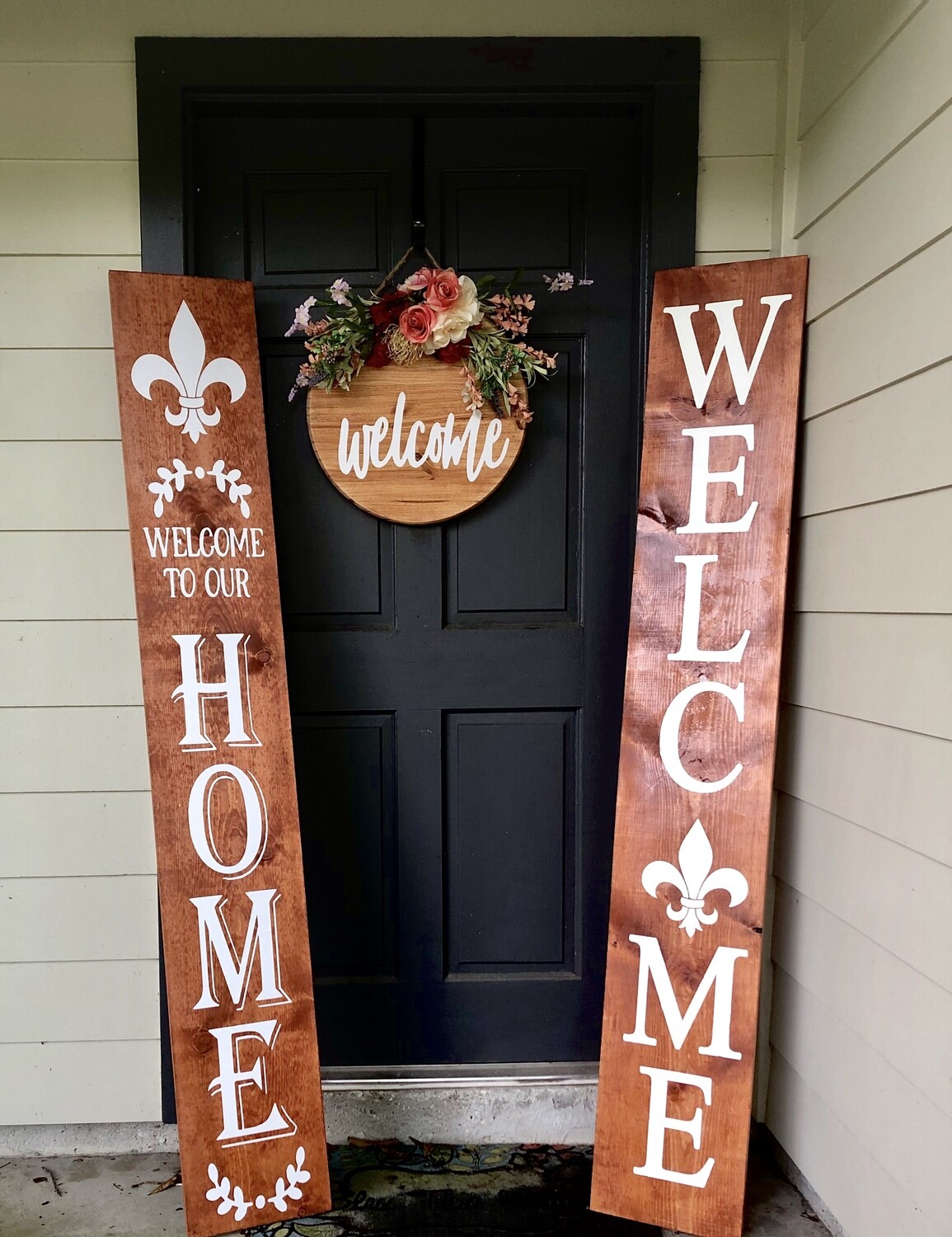Solid Wood Sign