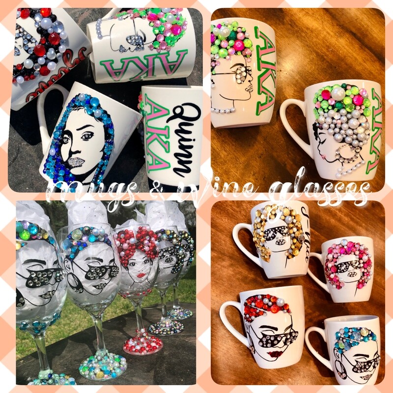 Diva Bling Glassware