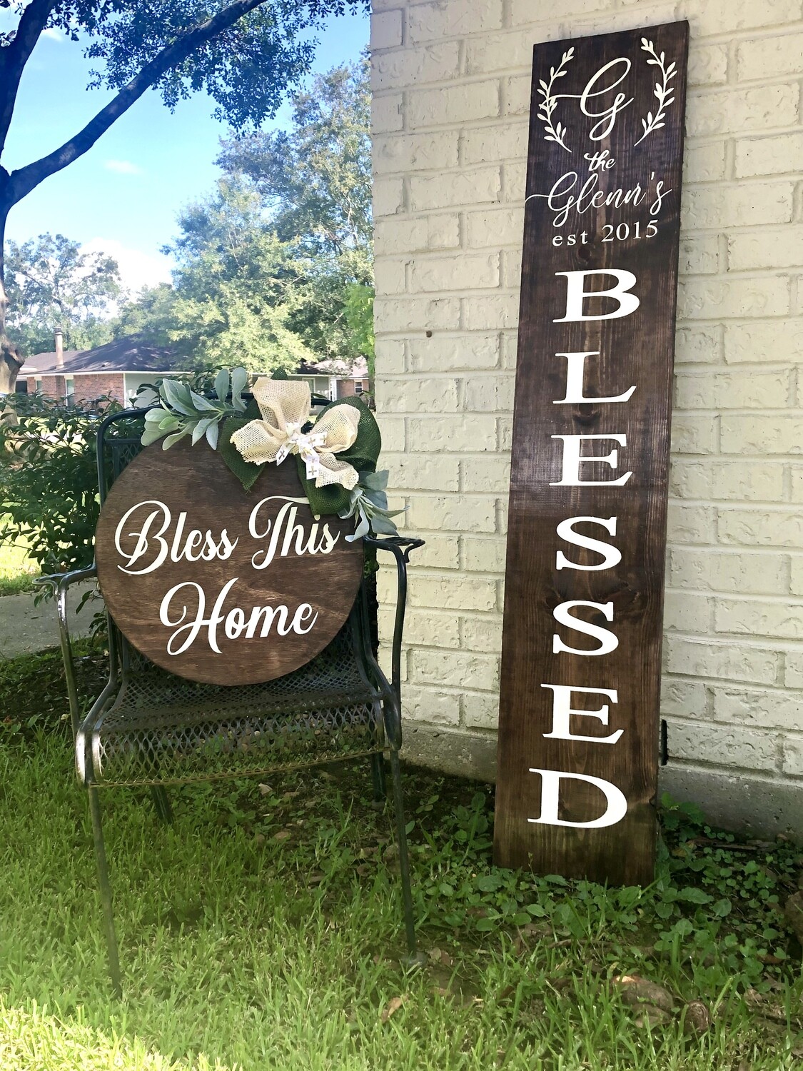 Blessed Family Sign